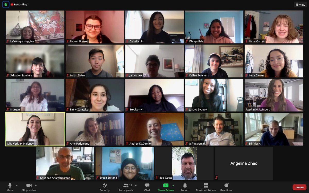 Great to see #journalismcamp2021 kick off at #DetroitWritingRoom with students from around the country…