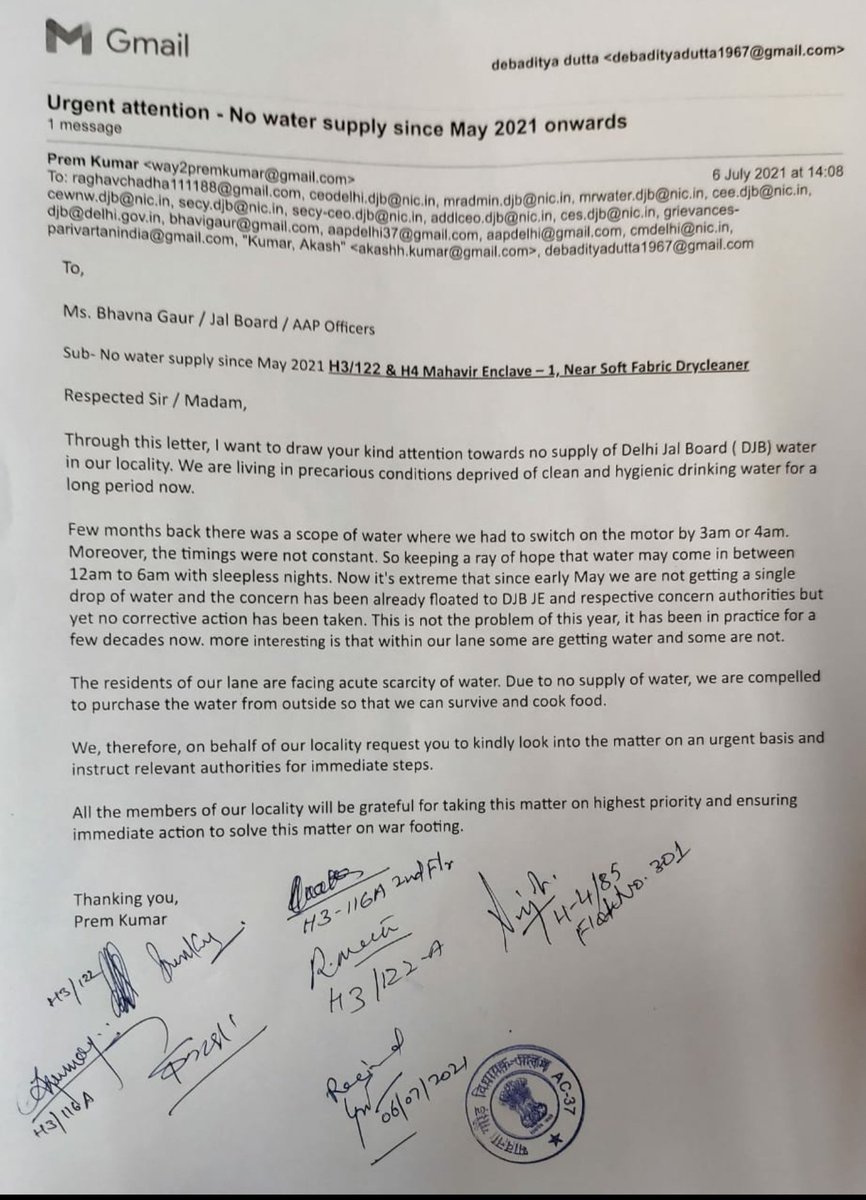 way2premkumar's tweet photo. @LtGovDelhi Respected sir, urgent attention required. Pls. Help https://t.co/g7F75KG1ay