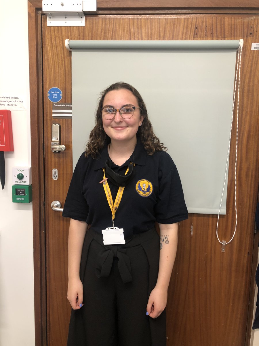 A big warm welcome back to our <a href="/help_force/">Helpforce</a> 'Young Volunteer of the Year 2020' Maisy, as she returns to support us at RCHT as a #volunteer once again on our Headland Unit ! 😀🙌