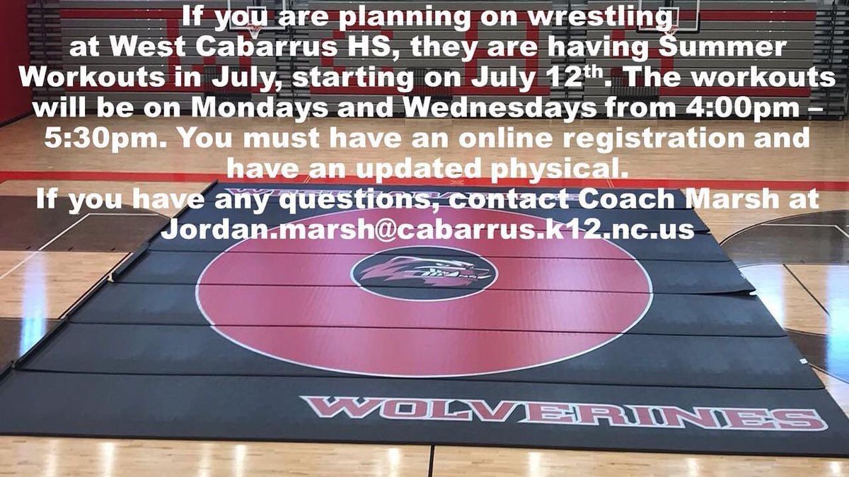 West Cabarrus Wrestling tweet media