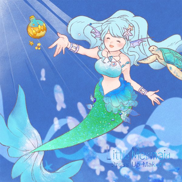 人魚姫のtwitterイラスト検索結果