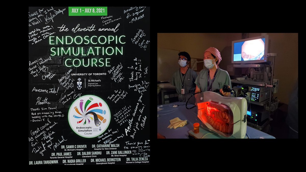 Samir_Grover's tweet photo. How should we be training new endoscopists using simulation?

We are in the middle of the @UofTGastroHep Endoscopic Simulation Course at @SMH_GI @UnityHealthTO, which is part of the introductory boot camp for starting gastroenterology R4s.

This thread describes our approach. https://t.co/cctILmVTNg