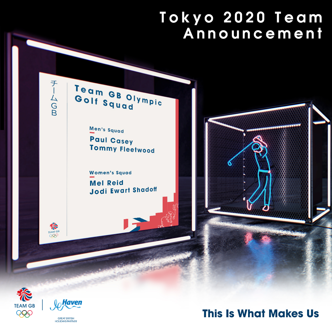 Congrats to <a href="/Paul_Casey/">Paul Casey</a> , <a href="/Jodi_Ewart/">Jodi Ewart Shadoff</a> , <a href="/TommyFleetwood1/">Tommy Fleetwood</a>  &amp; <a href="/melreidgolf/">Mel Reid</a> who make up our #Golf squad for the Olympics🎉🎉🎉

Read more➡️ bit.ly/3jLmdm3

Proudly sponsored by @haven 

#TeamGB #Olympics