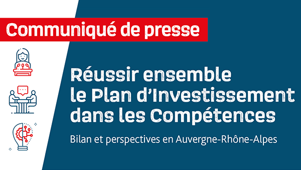 Communiqué 🗞 | Plan d’Investissement dans les #Compétences
Bilan et perspectives en #AuvergneRhôneAlpes 

➡️ pole-emploi.org/regions/auverg…

#Presse #Media #TousMobilisés #MonChoixPro