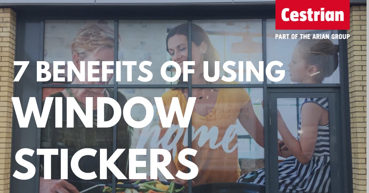 Window stickers are a versatile, cost-effective option for retailers and brands to personalise their shop fronts and command attention.

We discuss 7 benefits of including them in your window display!

#windowsticker #windowgraphics #windowvinyl 

bit.ly/3dMliy2