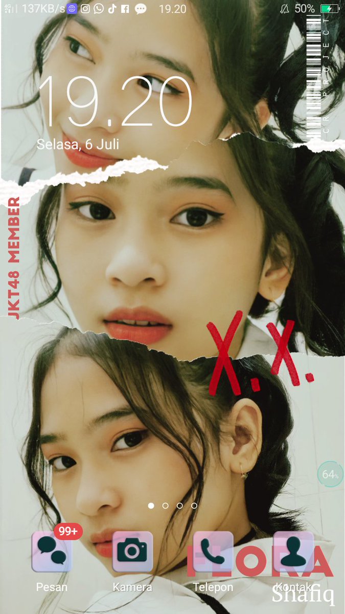 jemikustiwaa's tweet image. GRATIS WALLPAPER MEMBER JKT48 HD FULL 33 MEMBER "XOXO EDITION"
Link Download : pastelink.net/3100c
Contoh :