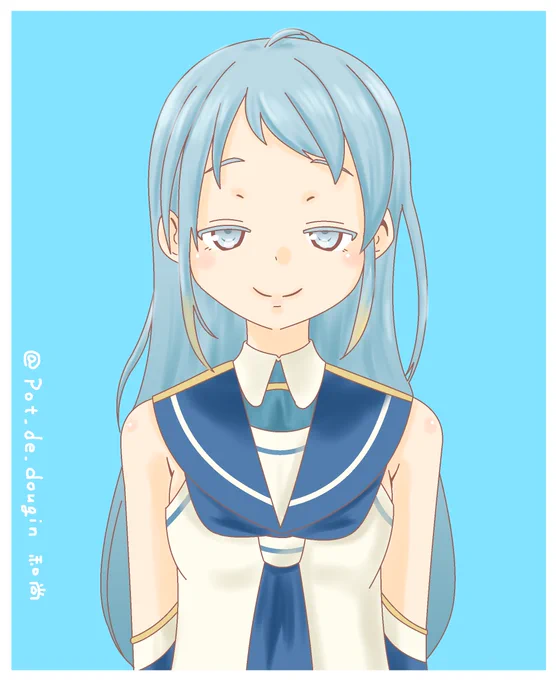 今日はサミちゃん(五月雨)進水日(*'▽`*)🎉✨

#艦これ 