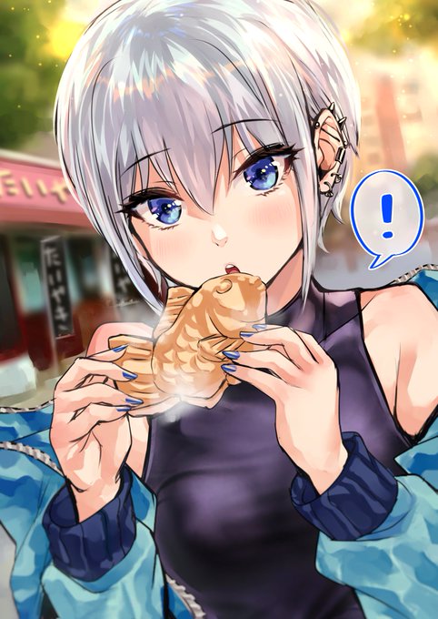 たい焼きどこから食べる?💙
#オギャ恋 
