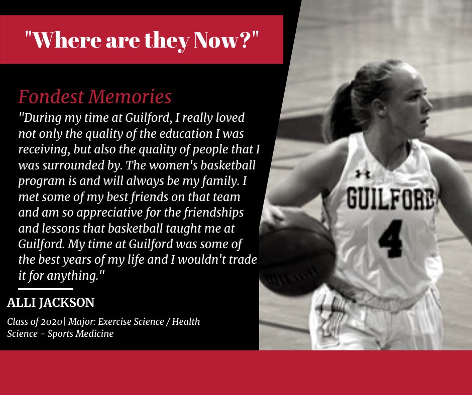 Guilford Women’s Basketball 
“Where Are They Now?”
Alli Jackson ‘20
<a href="/ajax_1004/">Alli Jackson</a>