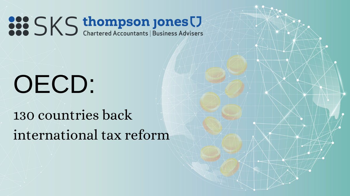A #global #corporatetax rate of at least 15% was agreed upon by 130 countries, the Organisation for Economic Co-operation and Development has announced.
#financesolutions #corporatetax #uktax #internationaltax #oced #globaleconomy #globalbusiness #OECD
bit.ly/3xkrBQN