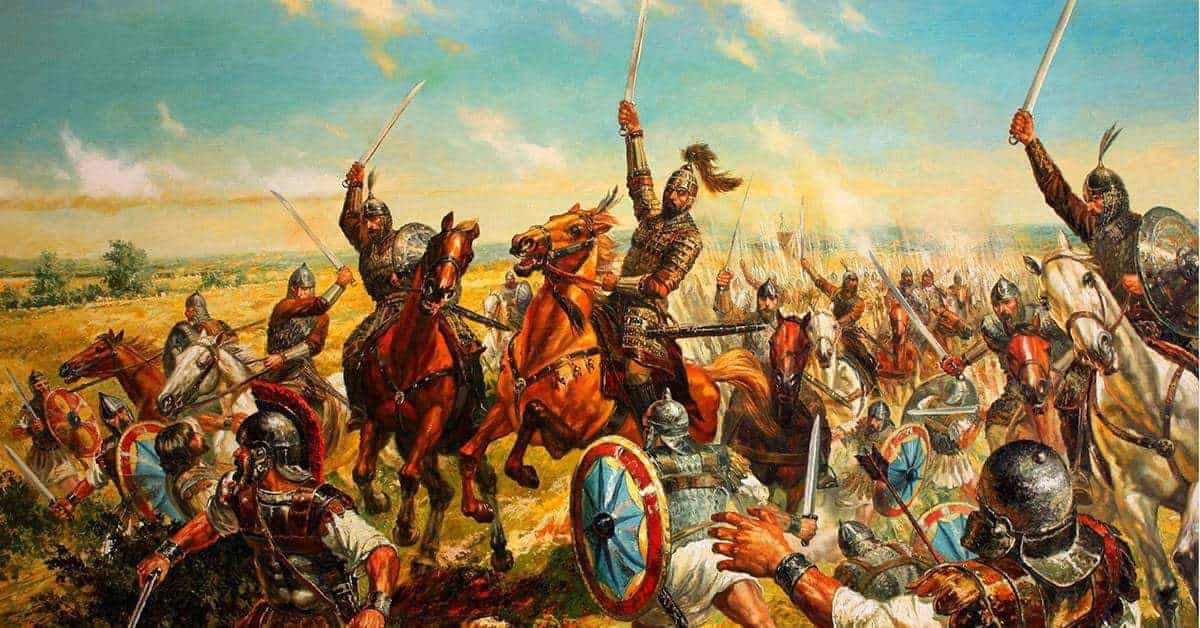 Bulgars defeat the Byzantines, forcing annual tribute again