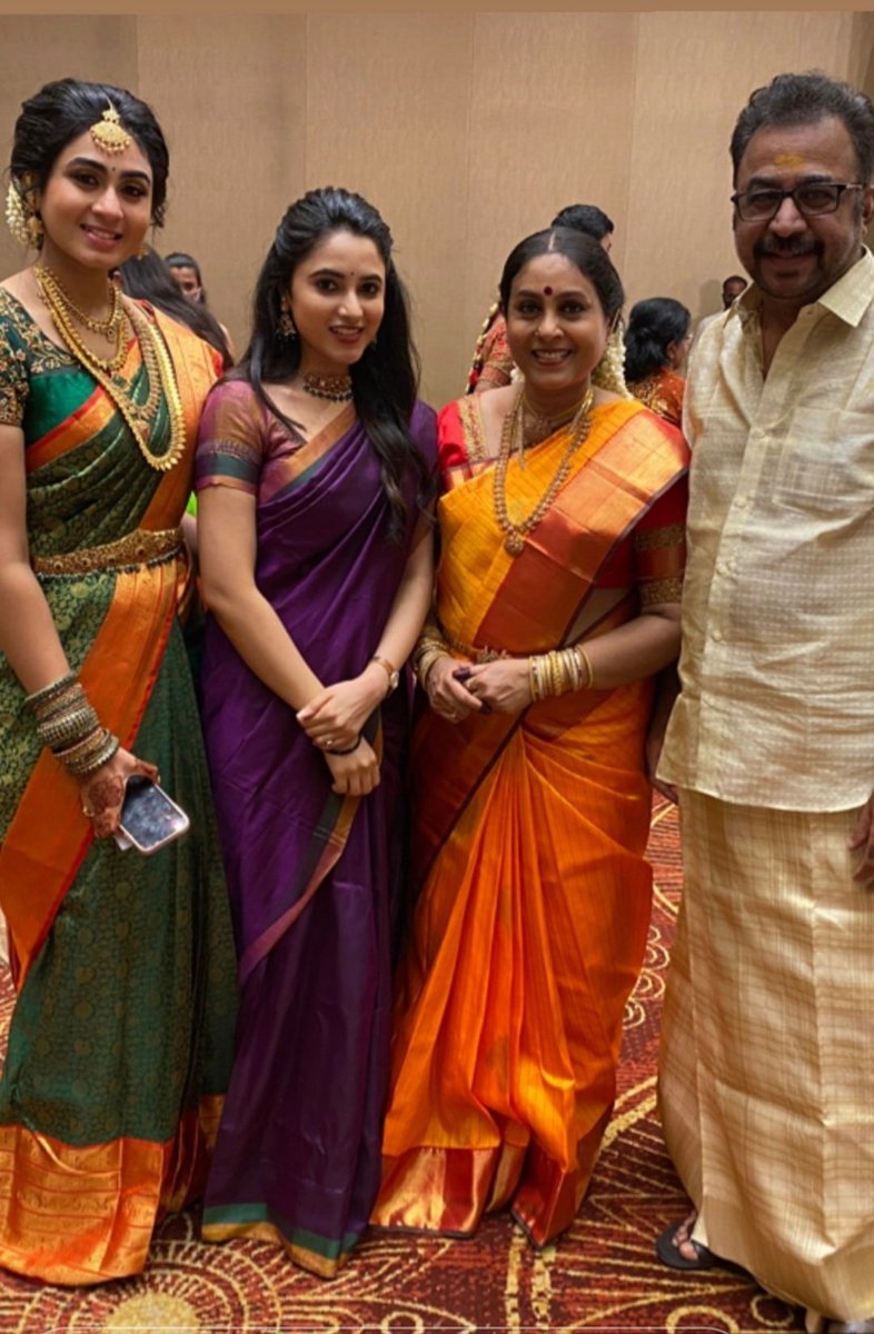 Actress @priyankaamohan at #Ponvannan - #SaranyaPonvannan 's daughter wedding..