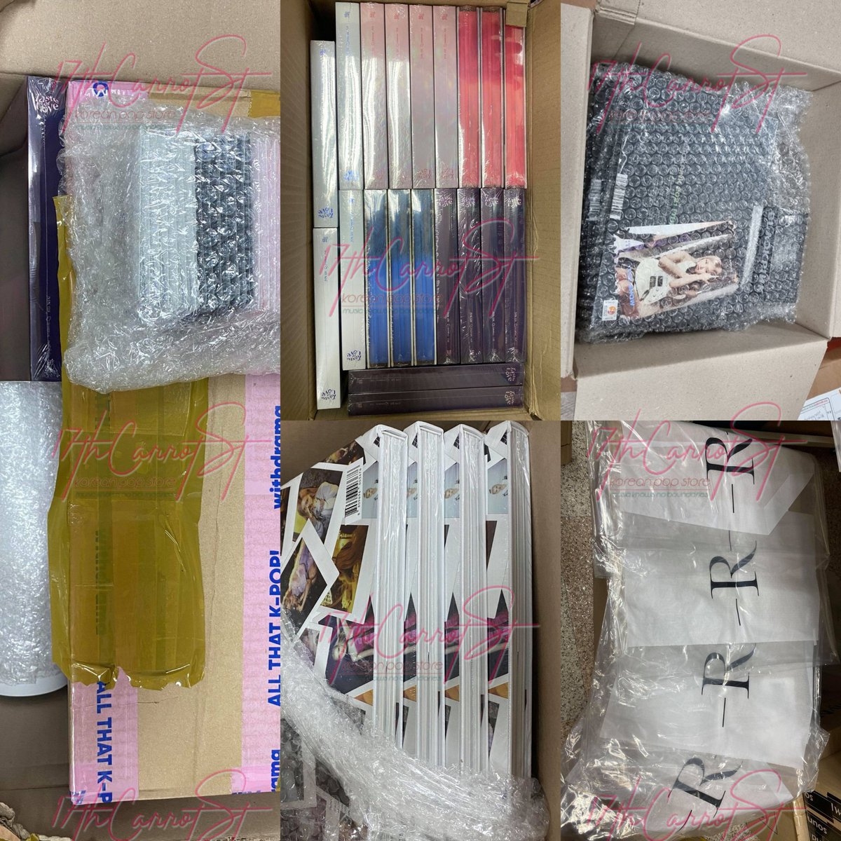 17thCarrotSt's tweet photo. [#17thCSUpdate]
[#17thCSArrival]

KR add arrivals
—BLACKPINK THE LIVE DVD &amp; KIT
—EXO DFTF (all version)
—ROSÉ PHOTOBOOK (1st PO)
—SEVENTEEN - YOUR CHOICE (all version)
—TWICE - TASTE OF LOVE (all version fr ktown4u &amp; withdrama) https://t.co/CKbwNOuS5w