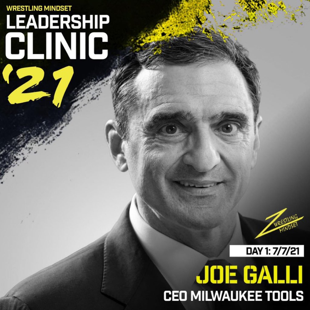 Leading off our 2021 Leadership Clinic we have the great Joe Galli. Start time 11:00 Pm ET, tomorrow July 7th! wrestlingmindset.coachesclinic.com