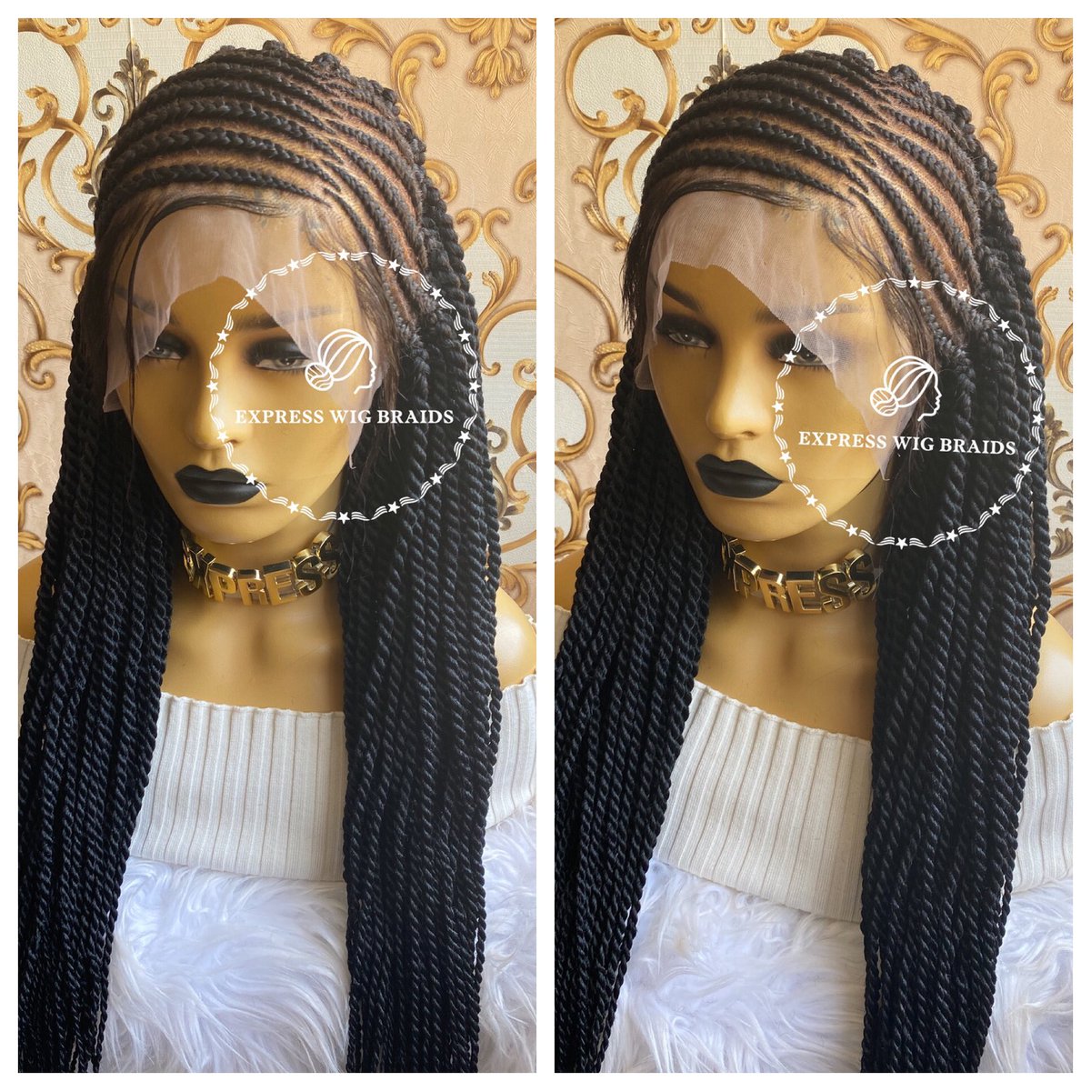 expresswigbraid's tweet image. NEW IN: CORNROW ROBIN❤️🥰
CUSTOMER’S CUSTOM ORDER ✈️ 📦 
.
Only available at expresswigbraids.com
.
#cornrowwigs #expresswigbraids #cornrowsbraids #cornrowwig #cornrowwigstyle #cornrowbraids #braidedwigs #tribalbraids