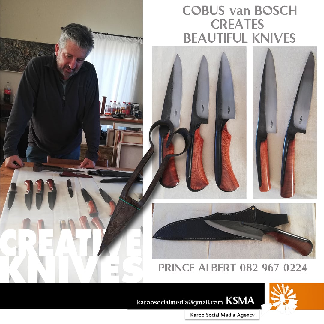 Cobus van Bosch is not only a very talented oil painter, but also creates beautiful knives.

#cutler #knifemaking #craftsan #artist