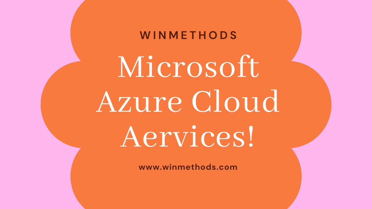 winmethodstech's tweet image. Microsoft Azure Cloud Services:: Microsoft Azure Gold Partner

WinMethods handle everything Azure, so you can focus on what is more valuable to your business.

Visit: winmethods.com/migration-to-a…

Locate us on Google: g.page/winmethods-tec…

#winmethods #migratetoazure