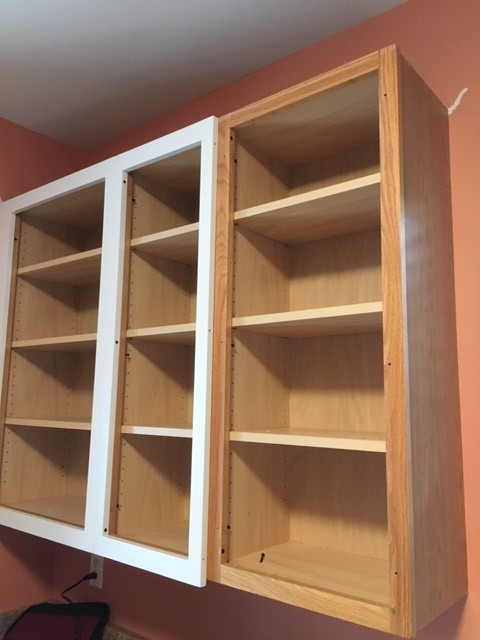 CapKitchen's tweet image. Check out this mid-project cabinet space build! Capital Kitchen Refacing isn’t just about #beautifying your kitchen; we also make a point to make the best use out of your #space! See out #customcabinetry design! bit.ly/34GHZz9