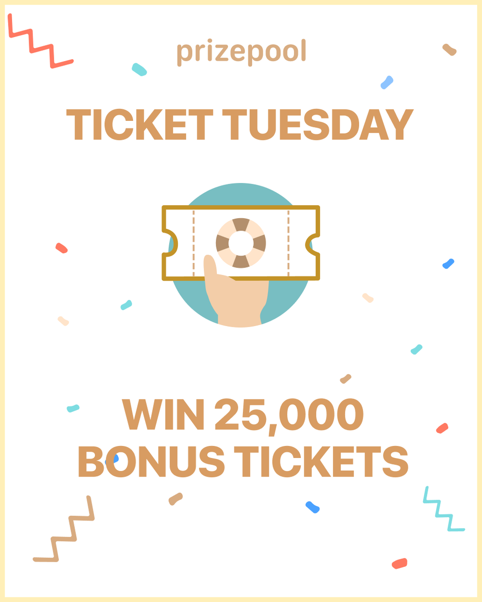 #PrizePoolTicketTuesday -  share this post and comment your referral code + what your APY is with your current bank. 

Four lucky winners will win 25,000 bonus tickets!
NO PURCH NEC - Ends 7/6/21 @ 8:59 p.m. PT.  Rules bit.ly/32tD96H