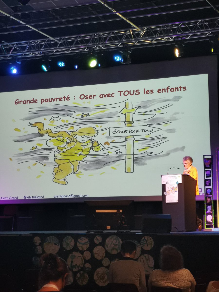 AGEEM_LORRAINE's tweet photo. Très fière d'écouter les travaux du mouvement ATD Quart Monde au 94eme congrès national de l'AGEEM.
Oser avec TOUS les enfants !!!!
Merci @AlethGrard 
@AGEEM_National https://t.co/FS8TNk00yE