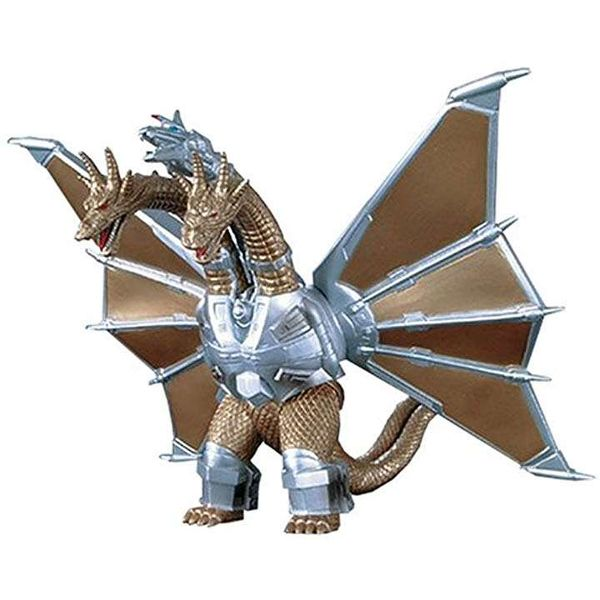 ZillaFigureBot's tweet photo. Goji Figure of the hour! Bandai Japan 2001 Movie Monster Series - Mecha-King Ghidorah https://t.co/8LAeB7sHaB