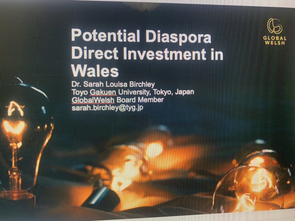 SarahLouisaTYO's tweet photo. Conferencing again tonight! Joining colleagues at The #Migration Conference 2021 in London. Interesting to be involved in a new conference, learning a lot about empathy &amp; #diaspora, Brazilian migration, wellbeing and migration, really interesting stuff. @GlobalWelsh https://t.co/NF4zm9ZbjM