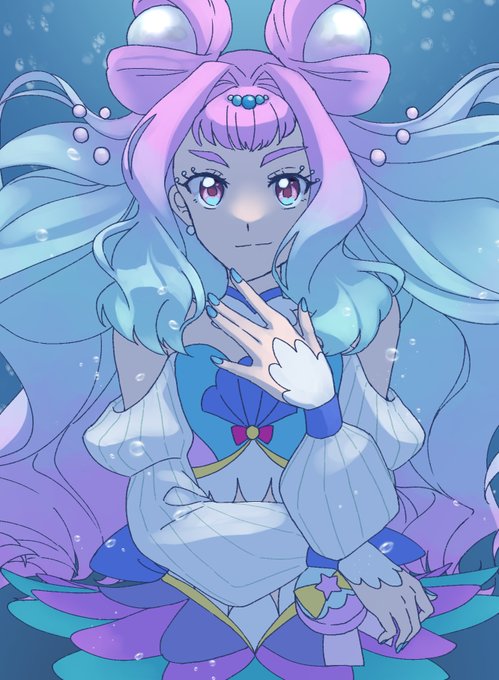 「この海の女王になる女よ」
#precure 