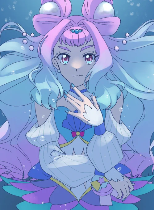 「この海の女王になる女よ」
#precure 