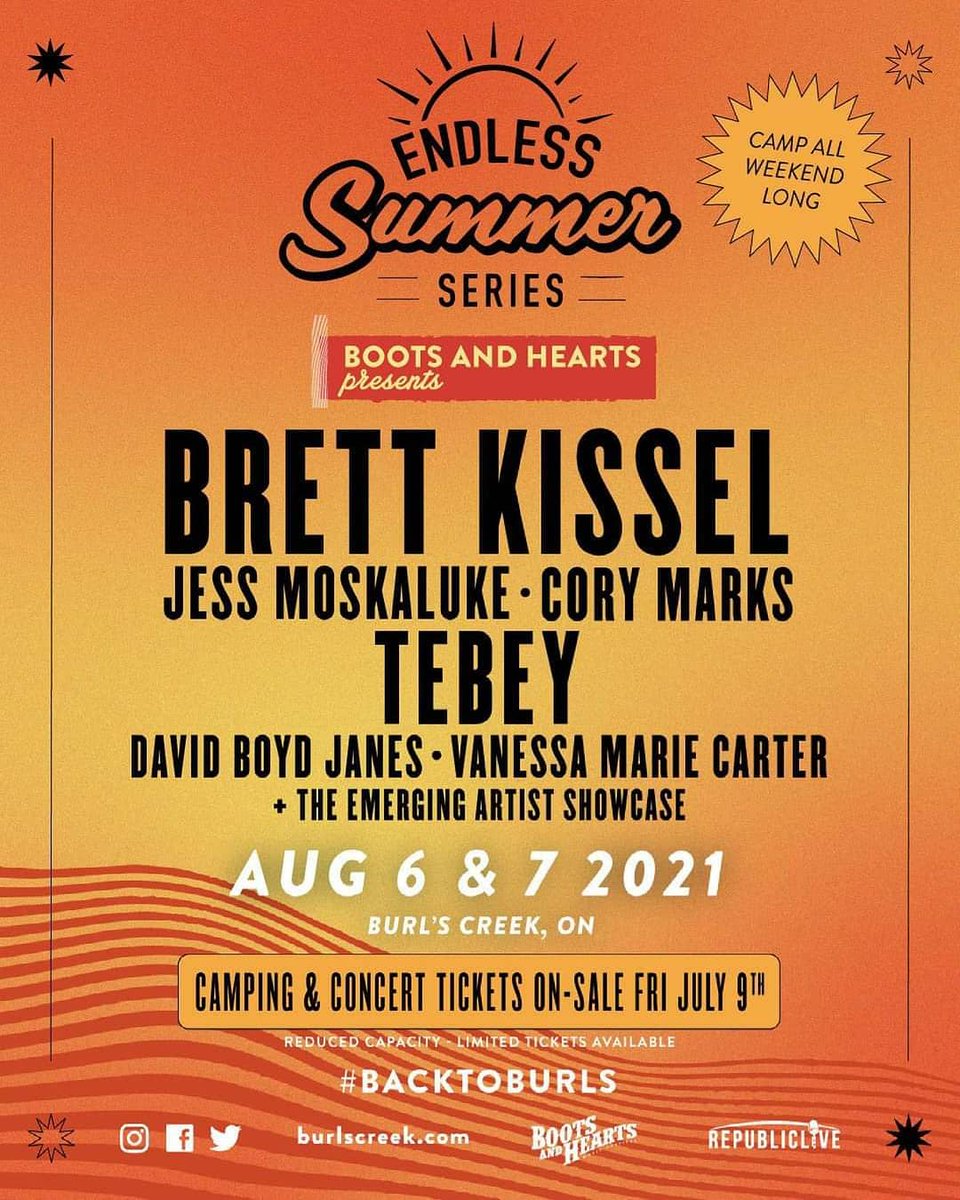 TourBusEnt's tweet photo. Who said the summer wasn't gonna have #LiveMusic! Our friends over at @BurlsCreek announced some pretty amazing shows this morning!  Who's ready to get #BackToBurls?  We sure are!  Tickets on sale THIS FRIDAY! Don't miss your chance to see these incredible artists! https://t.co/idCJhumkT0