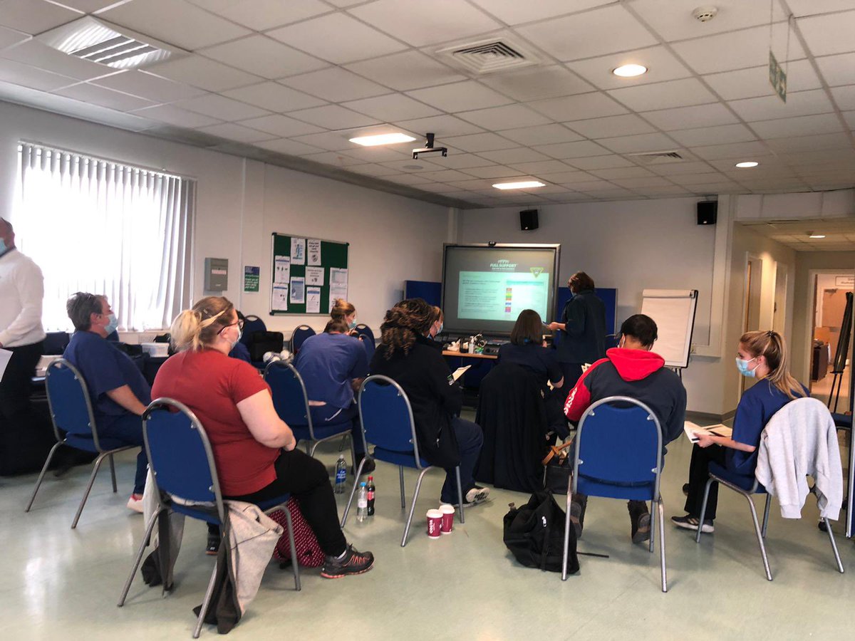 WTWAeducation's tweet photo. ⭐️ Today 10 staff @WythenshaweHosp took part in Portacount training for fit testing 😷 with thanks to @fullsupportuk ⭐️ Ensuring our staff have fit test facilitators in as many areas as possible 😷 #staysafe #fitfactor #FFP3 https://t.co/UIZIM5ZkH6