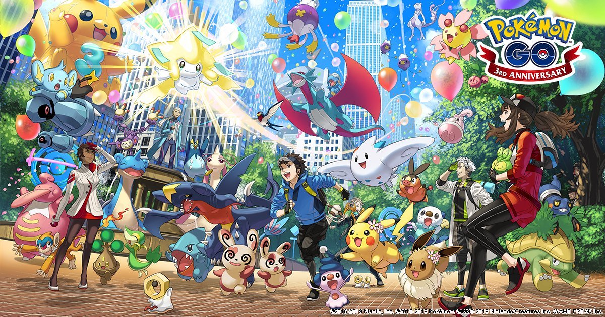 Happy sixth anniversary, Pokémon GO!