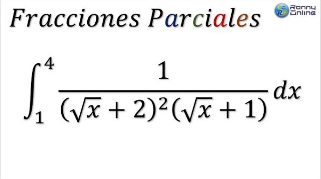 Socialista norte Elucidación RonnyOnline on Twitter: "Integral por Fracciones Parciales | Definida y por Cambio de Variable https://t.co/LXyCTGThxe #calculo #fracciones #ronnyonline https://t.co/sqDDsDqkRp" / Twitter Socialista norte Elucidación RonnyOnline on Twitter: "Integral por Fracciones Parciales | Definida y por Cambio de Variable https://t.co/LXyCTGThxe #calculo #fracciones #ronnyonline https://t.co/sqDDsDqkRp" / Twitter