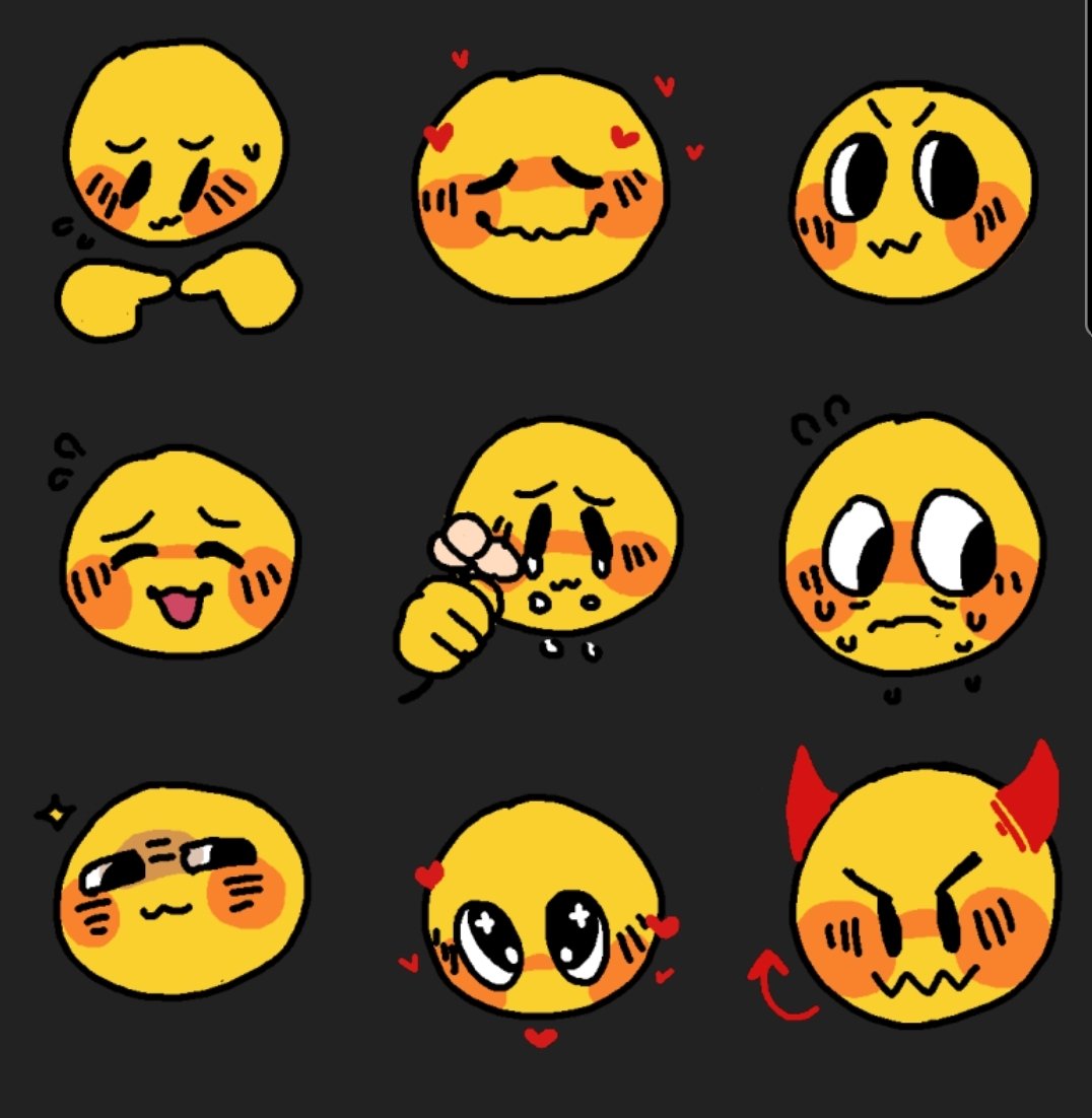 stressed smoking cursed emoji, Cursed Emojis