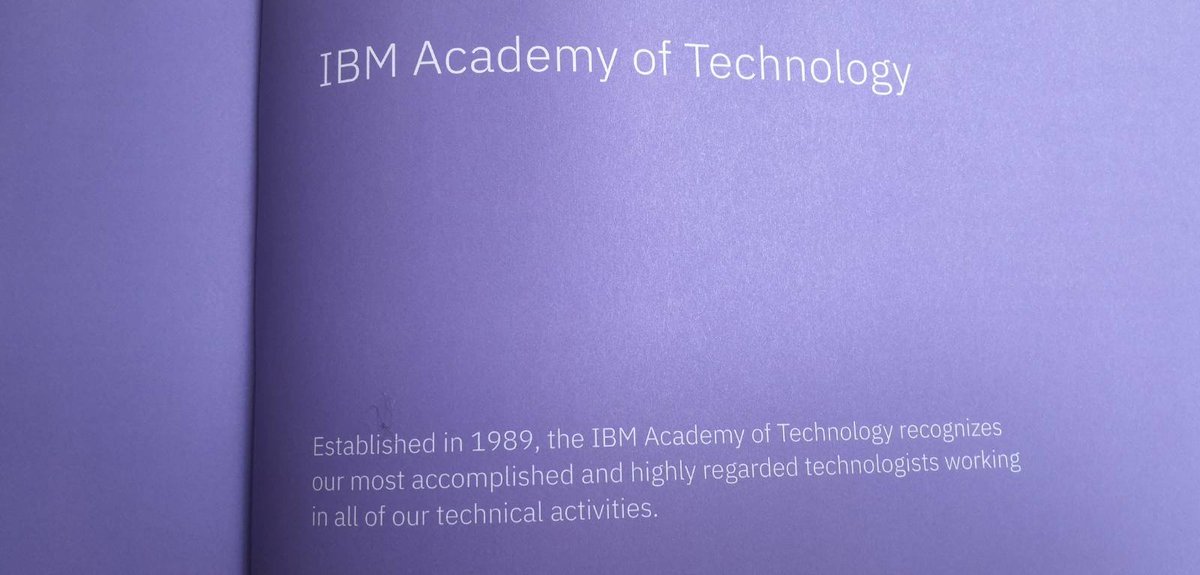 ajgbarnes's tweet photo. Received this wonderful Corporate Technical Recognition 2021 book today after @hopkira awarded me #ibmaot membership 6 months ago and I'm on page 75 alongside some giants Shahid Ali @LisaSeacat @andysc  @laurentiugherg @GherguLaurentiu Daniela Mainieri. What a beautiful gift! https://t.co/RIBkY3dQTd