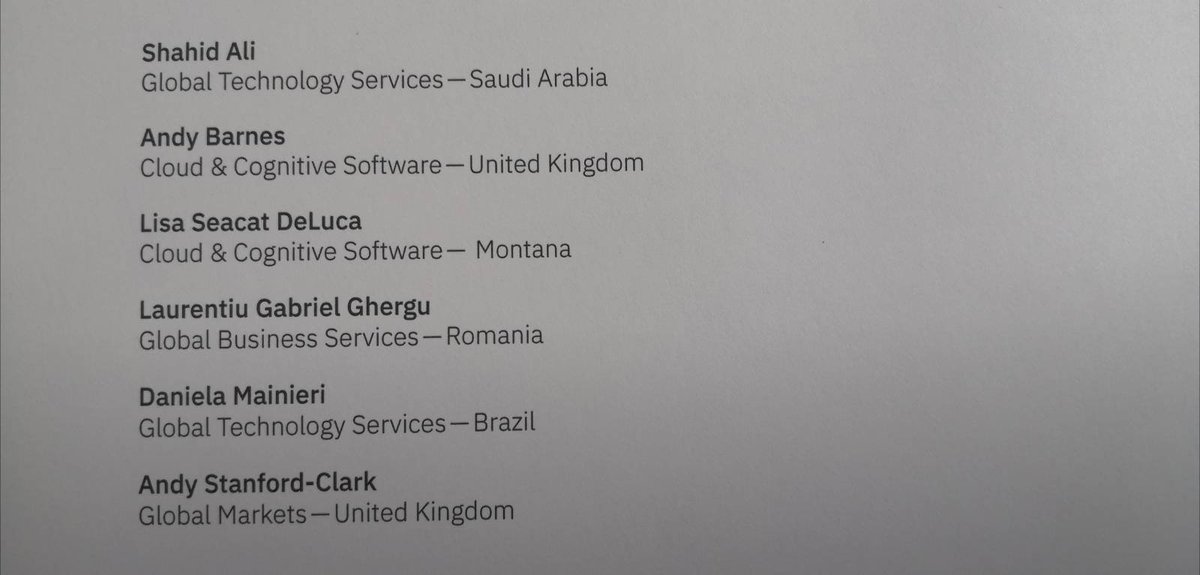 ajgbarnes's tweet photo. Received this wonderful Corporate Technical Recognition 2021 book today after @hopkira awarded me #ibmaot membership 6 months ago and I'm on page 75 alongside some giants Shahid Ali @LisaSeacat @andysc  @laurentiugherg @GherguLaurentiu Daniela Mainieri. What a beautiful gift! https://t.co/RIBkY3dQTd