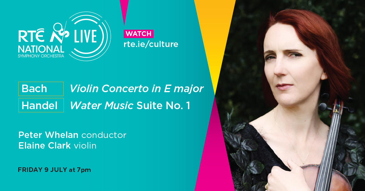 Two bright Baroque masterpieces this week. <a href="/Whelanpp/">Peter Whelan</a> makes a welcome return to conduct and a special shout-out for Elaine Clark, leaving her co-leader seat for the soloist's spot. <a href="/RTE_Culture/">Culture on RTÉ</a> <a href="/rte/">RTÉ</a> <a href="/NCH_Music/">National Concert Hall</a>