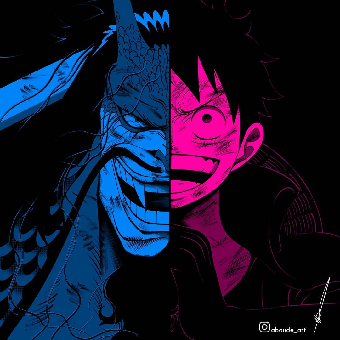 Aboude Art Luffy Vs Kaido Onepiece Onepiecespoilers حرق ون بيس T Co Muhfxxc86d Twitter