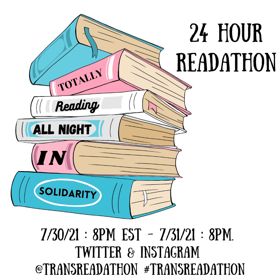 Join us! #readathon #24hourreadathon #transathon