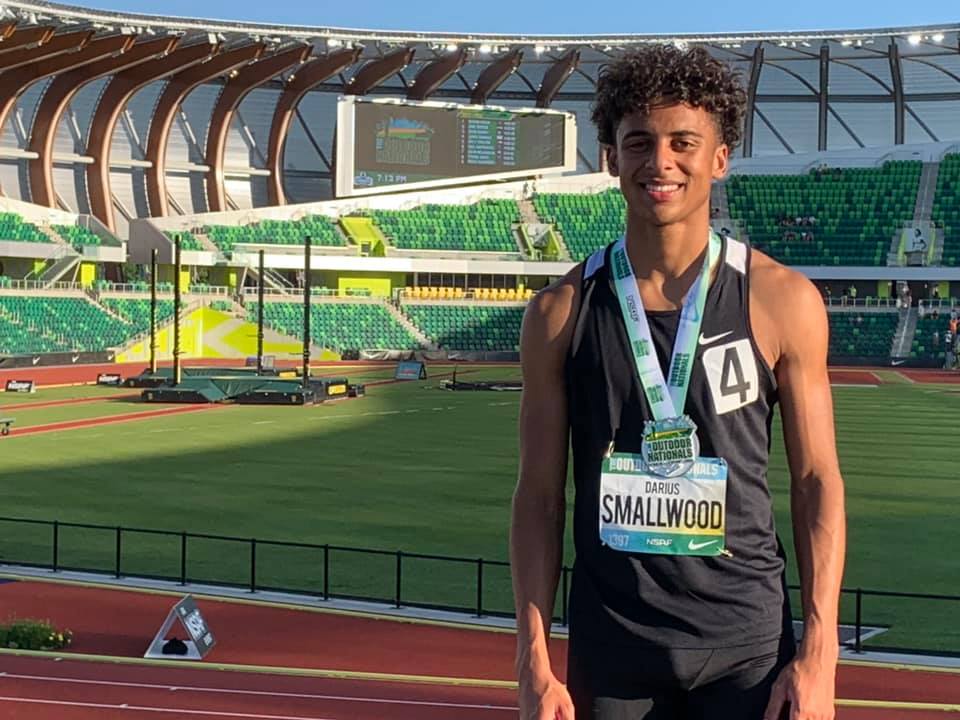Congratulations to Darius Smallwood on taking 6th Place at Nationals for Track and Field!