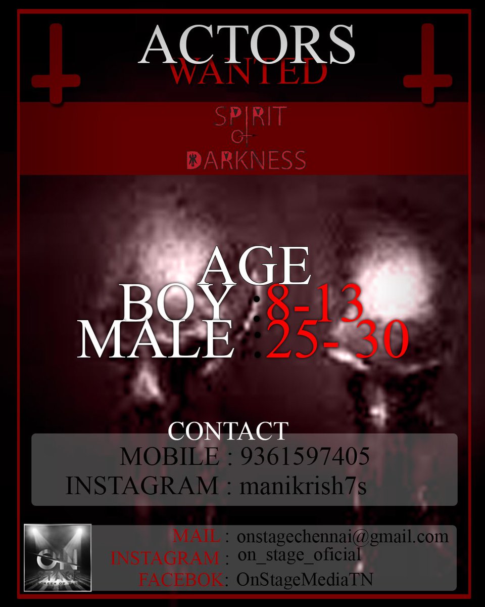OnStageMediaTN's tweet photo. 🥀Wanted Actors For Web Series 🎬
❤For More Details Contact ⚡
Mobile: 9361597405
Gmail: onstagechennai06@gmail.com 
#wanted #actor #male #onstage #youtuber #sd #series #trending https://t.co/n3Jaw4AMNm