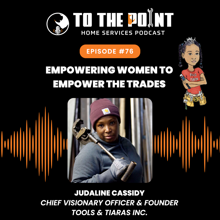 RYNOSolutions's tweet photo. Judaline Cassidy from @ToolsNTiaras, joins #ToThePointPodcast to talk about why empowering women isn't just the right thing to do, but can benefit the #trades in more ways than you can imagine! 👇#NewEpisode #DigitalMarketing #WomenInTheTrades https://t.co/Nfh9aAyX5Q