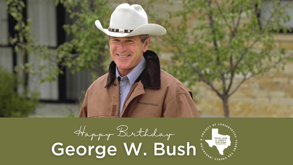 Happy birthday to our fellow Texan and 43rd President, George W. Bush! 