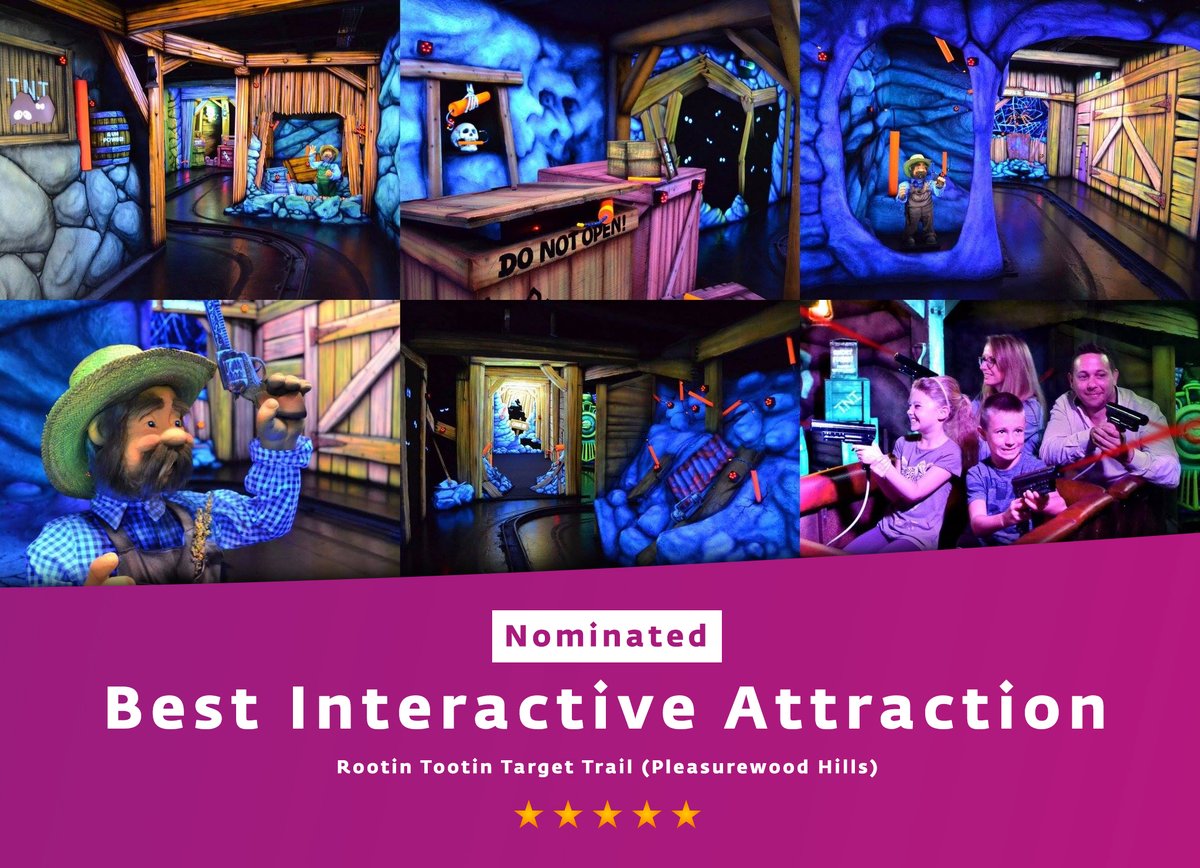 LagoProjects's tweet photo. Tomb Blaster💥@CWOA and Rootin Tootin Target Trail🧨@pwhills have been nominated in the #UKthemeparkawards for best #interactiveride!
Voting starts the 21st of July!👉https://t.co/GxfXE0Hcix
#interactiveattraction https://t.co/9FYDd8BT8a