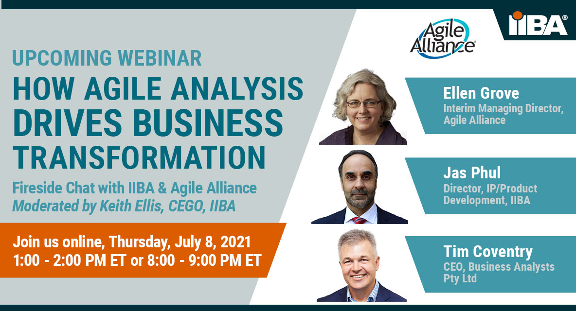 IIBA Members, you're invited to join us for a member-only fireside chat on all things #Agile!

Book your seat: bit.ly/39BTDea 

#Agility #FiresideChat #AgileMindset #AgileMethodology #BusinessTransformation #agiletransformation #agilemethodologies #BusinessAnalysis