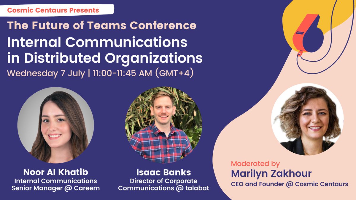 CosmicCentaurs's tweet photo. And it’s a wrap for the first day of the #FutureofTeamsConference! Stay tuned for tomorrow’s panels with amazing speakers, lots of insights and a chance to win an AirBNB experience for you and your team!
#CosmicConference
#CosmicCentaurs https://t.co/JBIErzjf9V