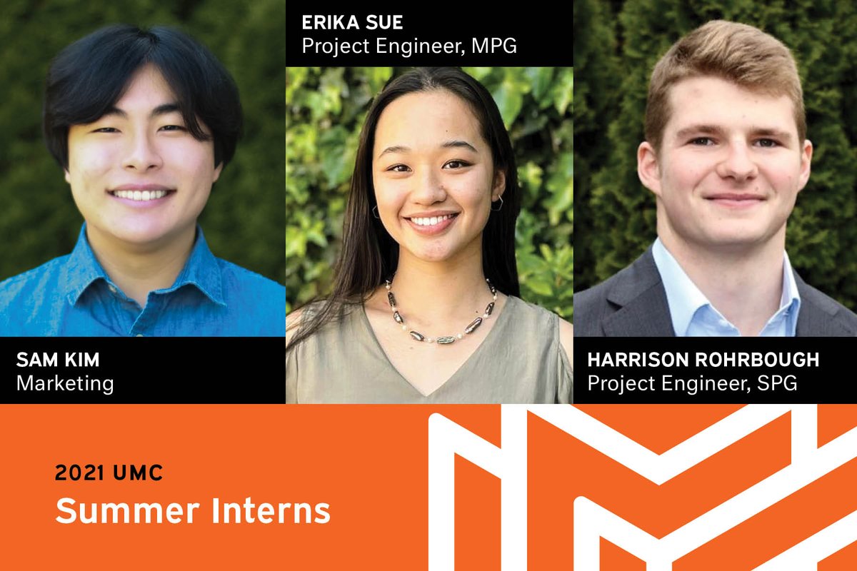umc_inc's tweet image. Welcome to a summer of fun + learning! Our summer 2021 interns have kicked off their summers with us and we’re excited to have this talented group on board for the next few months. umci.com/news-views/a-s…

#UMCProud #summerinternship