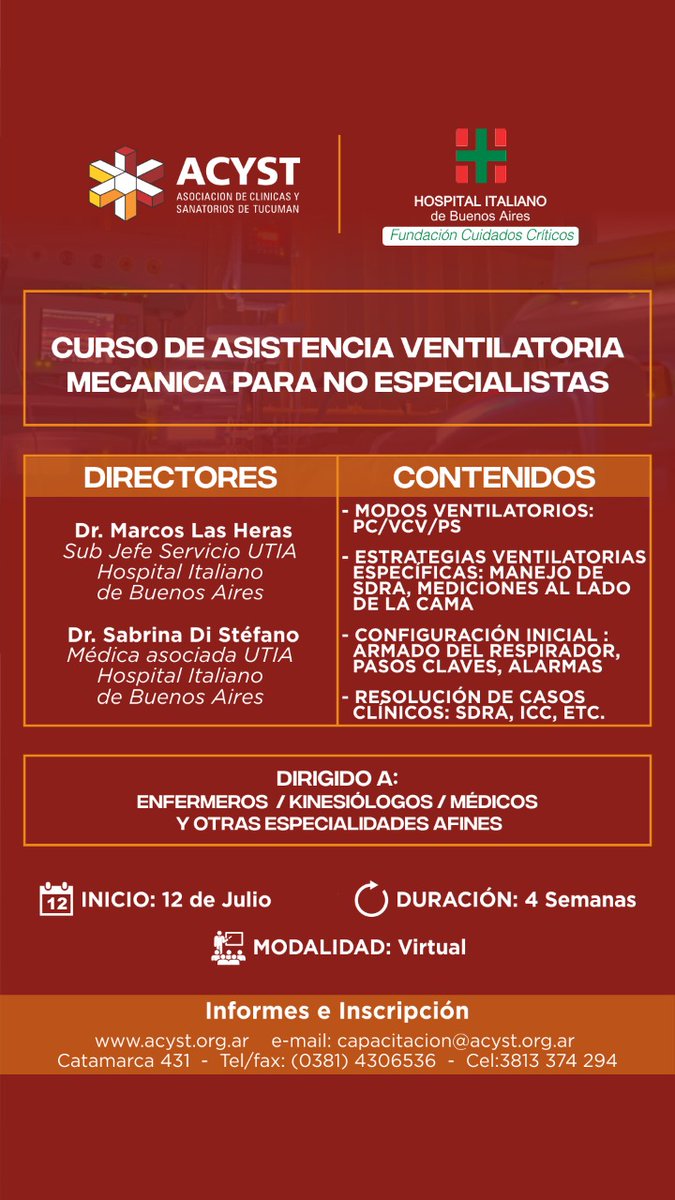 Fundación Cuidados Críticos Hospital Italiano BsAs tweet media