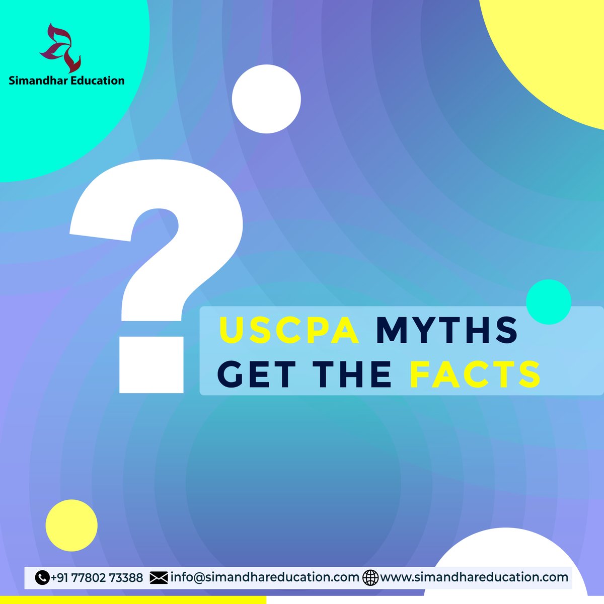SimandharEdu's tweet photo. Myths and Facts about US CPA
Stay tuned for more myths busted about US CPA/CMA.
#cpa #cpaus #cpaexam #cpacourse #cpainIndia #cpaexaminInda #cpamyths #simandhareducation #cpafacts #cpamythsandfacts https://t.co/OFJxn7nDCh