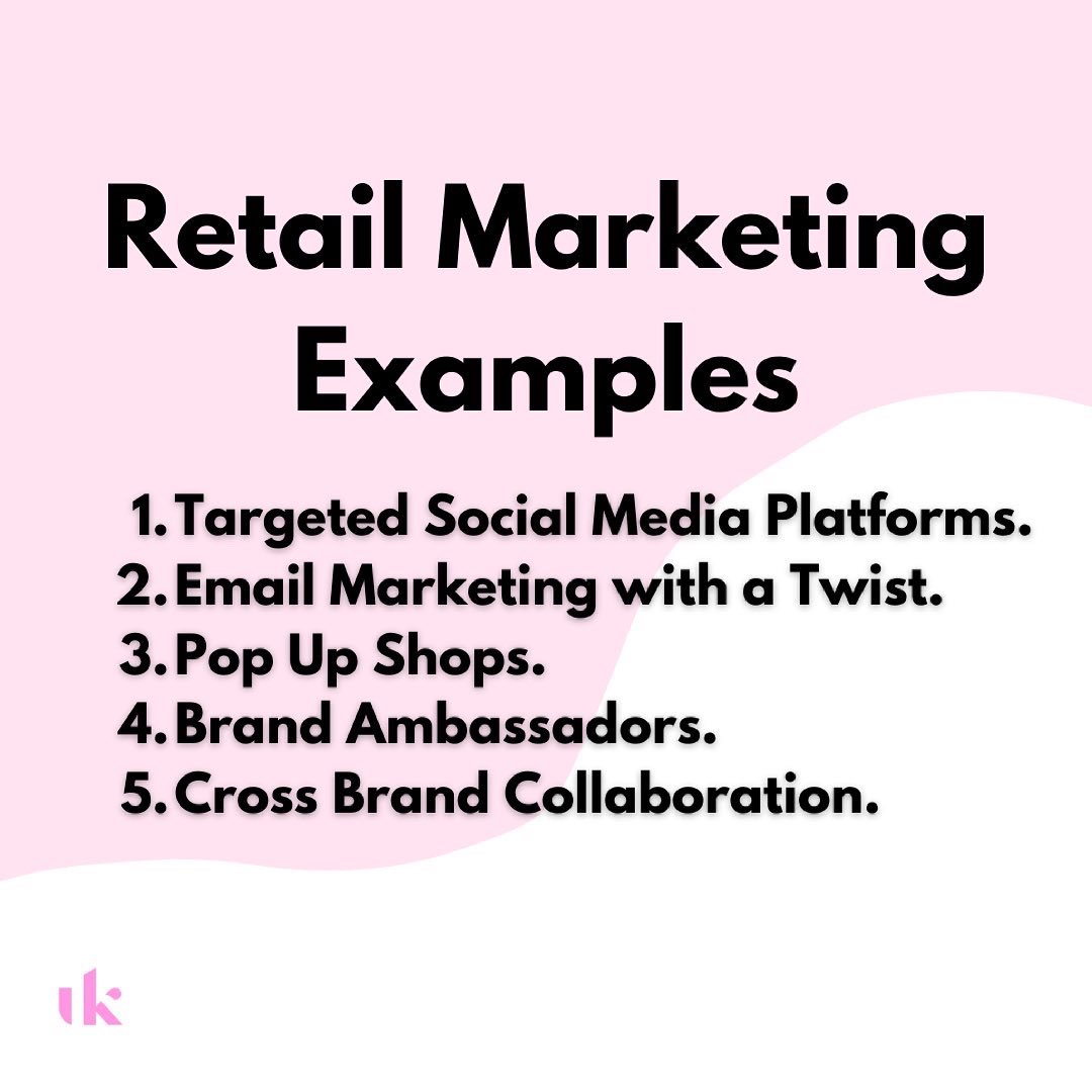 uandkoagency's tweet photo. Retail marketing pipelines are crucial.
They’re several ways to market your retail business. Swipe ➡️
.
.
.
#websitelaunchingsoon #brandinghelp #rebrand #smallbusinessresource #prsupport #u&amp;ko #blackownedbusiness #womanownedbusiness https://t.co/3dZDTtDShk