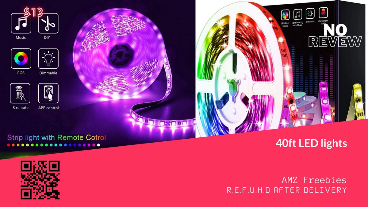 CapraUS510's tweet photo. 40ft LED lights. 

was $13

Now FREE for US. No rev iew, no ra t ing required.

DM for details

#loveeternal #NationalFriedChickenDay #Howard #TuesdayMotivation #Usa #UsaTester #Freebies #Freehunters #Giveaway #UsaGiveaway #Usahunters #kitchen #Texas #LA #producttester #gaming https://t.co/frnU5nhj7v